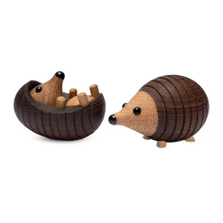 Decoración erizo Stick 4,5 cm, Fresno tratado térmicamente