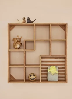 Decoración golondrina Sweeties 5,4 cm 2 piezas, Roble