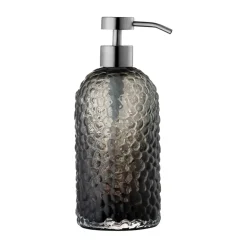 Dispensador de jabón Arura 20 cm, Negro-plata