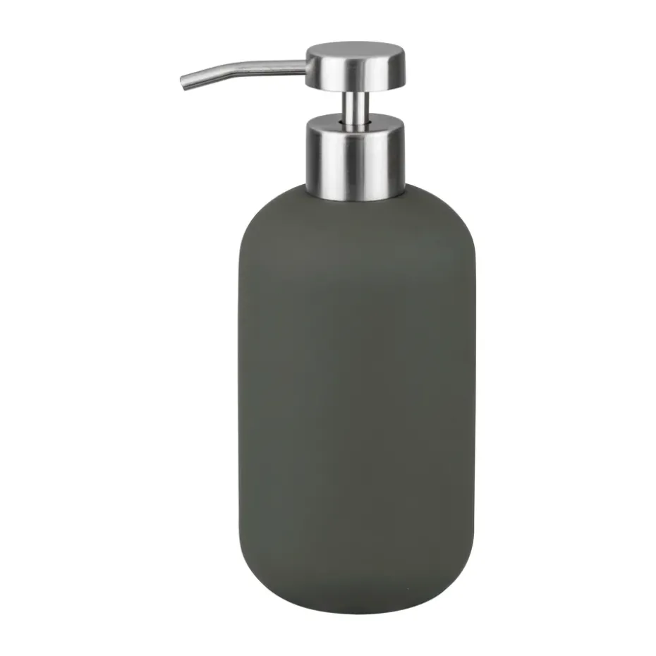 Dispensador de jabón Lotus play alto, incl. 2 cabezales, Dark olive