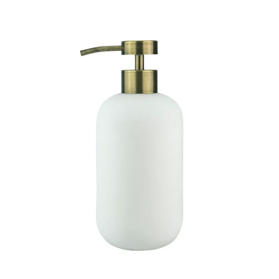 Dispensador de jabón Lotus alto, blanco