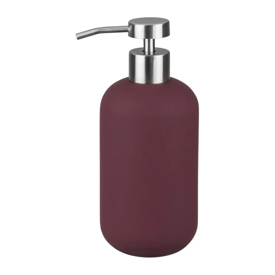 Dispensador de jabón Lotus play alto, incl. 2 cabezales, Wine