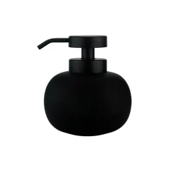 Dispensador de jabón Lotus bajo, negro