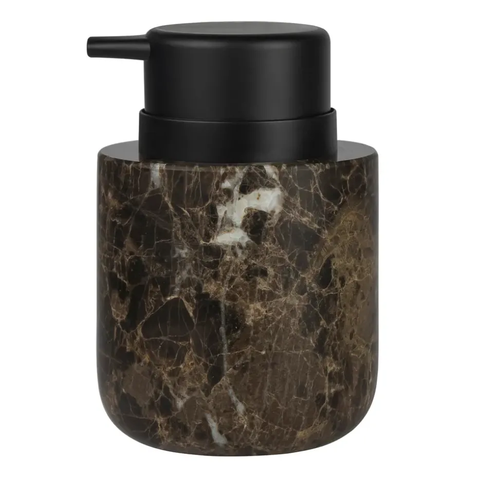 Dispensador de jabón Marble 12,5 cm, Marrón