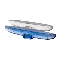 Escultura de cristal BV Drifter, Azul