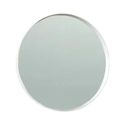 Espejo 9, Blanco, Ø80 cm