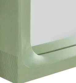 Espejo Arced 80x55 cm, Light green