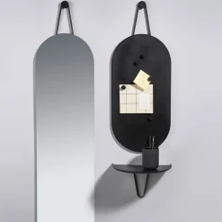 Espejo A-Wall Mirror, Black, small