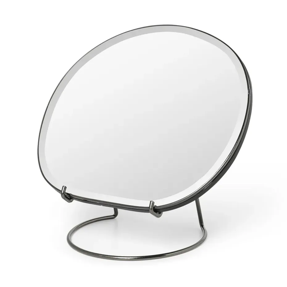 Espejo de mesa Pond, Dark chrome