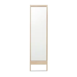 Espejo de pared A Line, Roble blanco