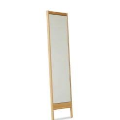 Espejo de pared A Line, Roble