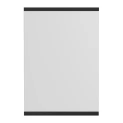 Espejo de pared rectangular 30x40 cm, Black