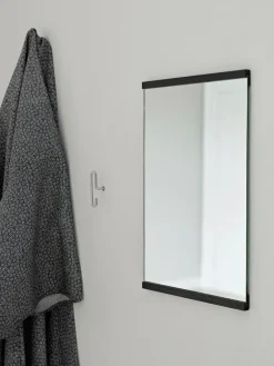 Espejo de pared rectangular 30x40 cm, Black