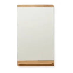 Espejo de pared Rim 40x68 cm, Roble
