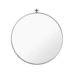 Espejo Dowel, Stainless steel Ø70 cm