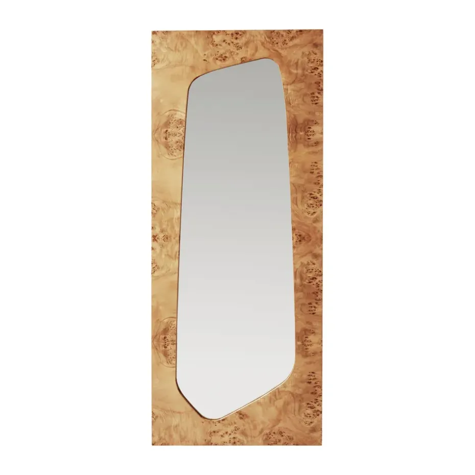 Espejo Folia, Natural burl, 135 cm
