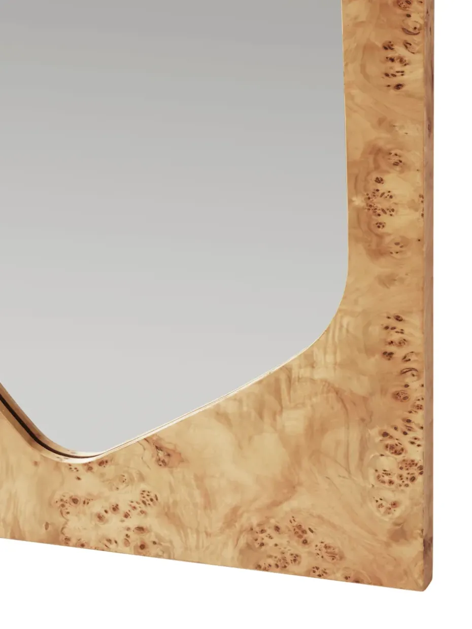 Espejo Folia, Natural burl, 135 cm