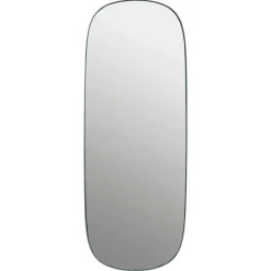 Espejo grande Framed, Darkgreen-clear, 118x44,5