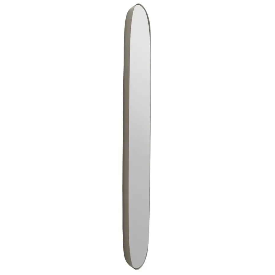 Espejo grande Framed, Taupe-clear, 118x44,5