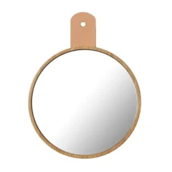 Espejo para listón de ganchos Q5 Allé, Oak nature lacquered
