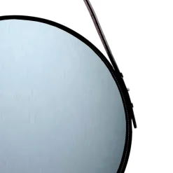 Espejo redondo Ørskov, negro, Ø 40 cm