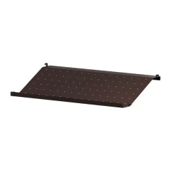 Estante para zapatos String metal, Marrón oscuro, 58×30 cm