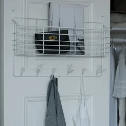 Estante portaobjetos Mitten, blanco