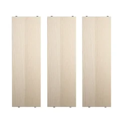 Estante String, Fresno, 58x20 cm, paquete de 3