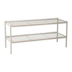 Estante zapatero Nod 80x30x37 cm, Beige