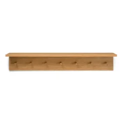 Estantería con ganchos Place Rack roble, Large
