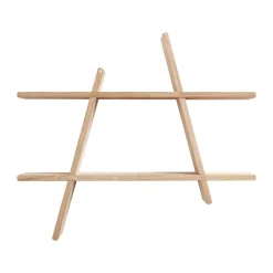 Estantería de pared A-Shelf Large 78x12x67 cm, Oak