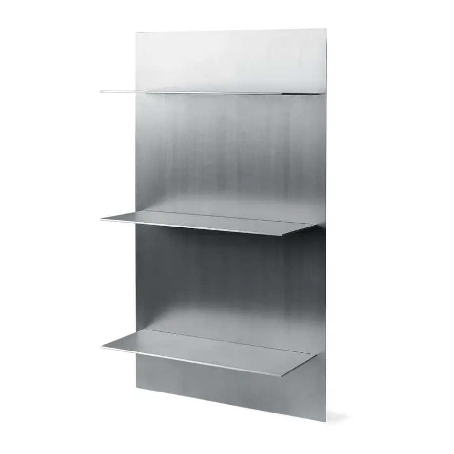 Estantería de pared Lager triple 55x100 cm, Aluminium