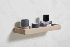 Estantería de pared Shelf 10 32 cm, Lacquered oak