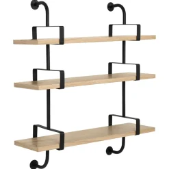 Estantería Démon 3 baldas 95 cm, Oak