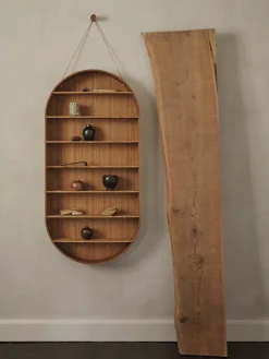 Estantería Oval Dorm, Oiled oak