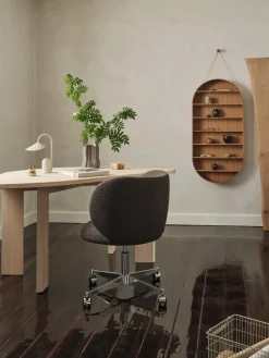 Estantería Oval Dorm, Oiled oak