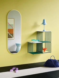Estantería Panton Wire Single 34,8x34,8x34,8 cm, Pine