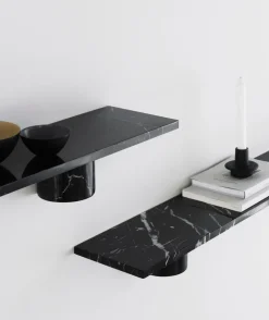 Estantería Sten Shelf 80 cm, Mármol negro