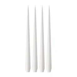 ester & erik 4 Velas lacadas, White ash 21, 42 cm