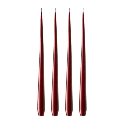 ester & erik 4 Velas lacadas, Deep wine 44/2, 42 cm