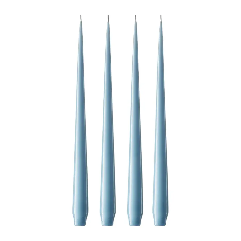 ester & erik 4 Velas lacadas, Moon blue 37, 32 cm