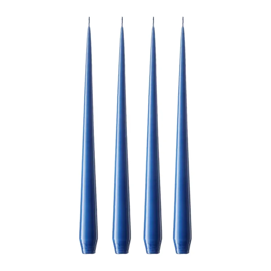 ester & erik 4 Velas lacadas, Cornflower 48, 42 cm