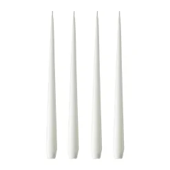 ester & erik 4 Velas lacadas, pure white, 42 cm