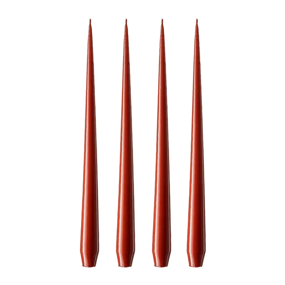 ester & erik 4 Velas lacadas, aged rust, 32 cm