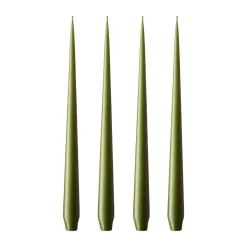 ester & erik 4 Velas mate, olive glow, 32 cm