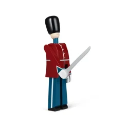 Figura Kay Bojesen oficial con espada, rojo-azul