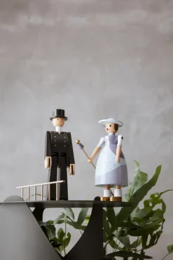 Figura Kay Bojesen pastora, azul claro
