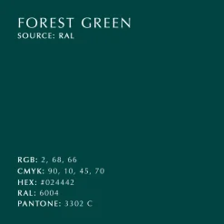 Gancho Butterflies mediano, Forest green
