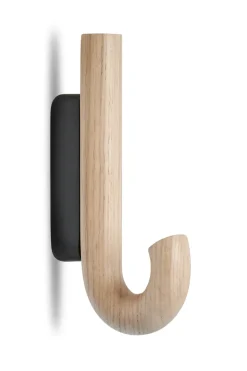 Gancho Hook mini 13,3 cm, Roble-negro