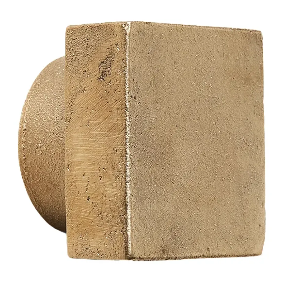Gancho Square large, Casted brass
